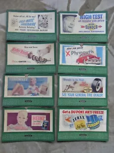 LOT Of 8 Billboard for Lionel Holder Sunsweet Prunes Sunoco Plymouth Zerex Heinz - Picture 1 of 10