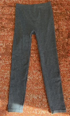 Shimera Womens Leggings Gray Houndstooth Size L/XL High-Waisted Stretch Pull-On - Image 1 of 3