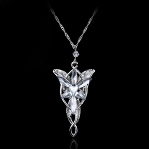 Herr der Ringe Arwen's Evenstar Anhänger Charm Halskette - Bild 1 von 7