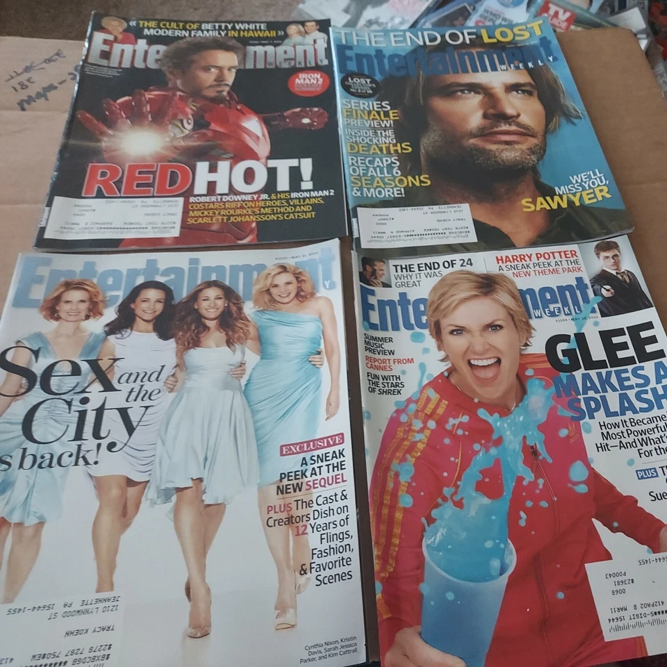 2010 Entertainment Magazines Lot Of 4 May Issues Includes End of LOST & More! - Image 1 of 4