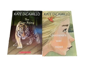 Kate DiCamillo The Tiger Rising & Louisiana’s Way Home Book Lot Middle Grade - Imagen 1 de 2