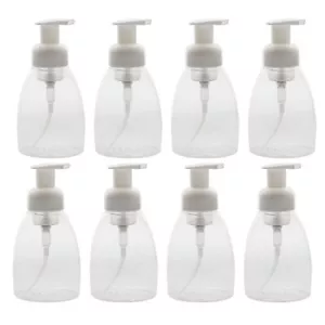 8,5 once dispenser sapone schiumogeno 8 pz bottiglie in schiuma di plastica sfusa - Foto 1 di 10