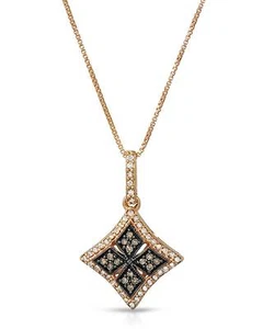 Collar con diamantes genuinos plata esterlina 925 ¡¡¡Longitud 18 pulgadas!!¡! - Imagen 1 de 2