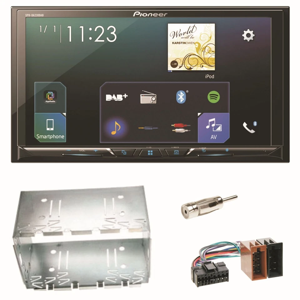 Pioneer SPH-DA230DAB Bluetooth Einbauset für Mercedes Vito Viano W639 W447 Sprin - Bild 1 von 1