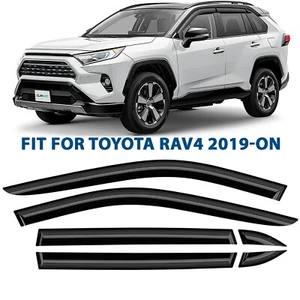 Protectores de lluvia viseras de ventilación pantalla para Toyota RAV4 2019-2025 IRROMPIBLE - Imagen 1 de 10