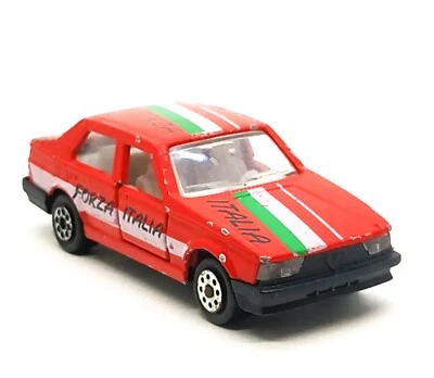 Majorette Alfa Romeo 75 Forza Italia Red 1:55 (3") 271 Pre-Owned 001 - Image 1 of 4