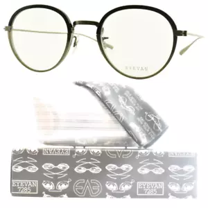 NEU!! EYEVAN 7285 CHERISH PBK/P Silber Rund Vollrand Unisex Optik Rahmen - Bild 1 von 7