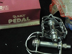KYOKUTO KKT TOP - RUN Pedales de Carreras de Bicicleta Eje 9/16" De Colección Nuevo de Lote Antiguo - Imagen 1 de 4