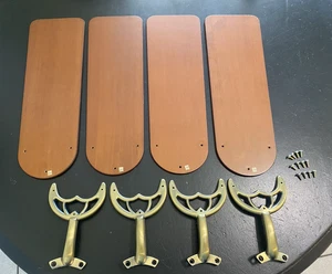 Set 4 lame noce e ferri ottone anticato Hunter Studio serie 22425 SOLO - Foto 1 di 19