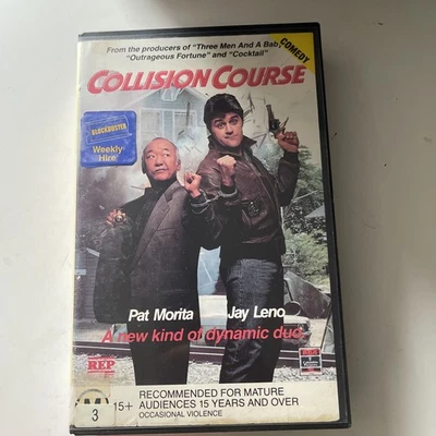 Collision Course VHS RCA Big Box  Jay Leno Pat Morita - image 1 of 4