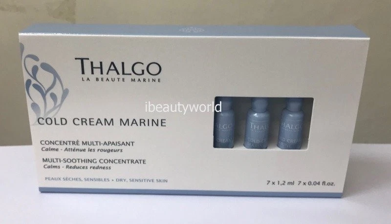 Thalgo Cold Marine Multi-Soothing Concentrate 7 x 1.2ml Fresh #da - Image 1 of 1