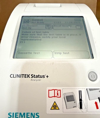 Siemens Clinitek Status + Analisador de Urina funciona com baterias, sem fonte de alimentação - Imagem 1 de 4