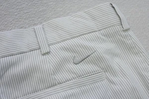 Nike Golf Pants Stretch Dri Fit Performance Striped Flat Athletic Mens 38 x 32 - Picture 1 of 11