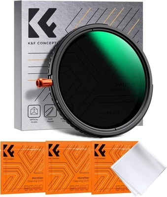 K&F Concept Black Diffusion Mist Effect 1/4 & ND2-32&CPL Filter in 1 for Camera - Image 1 of 4