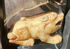 ANTIGUO JADE HETIAN TALLADO PIXUI CHINO TEMPRANO - Imagen 1 de 14