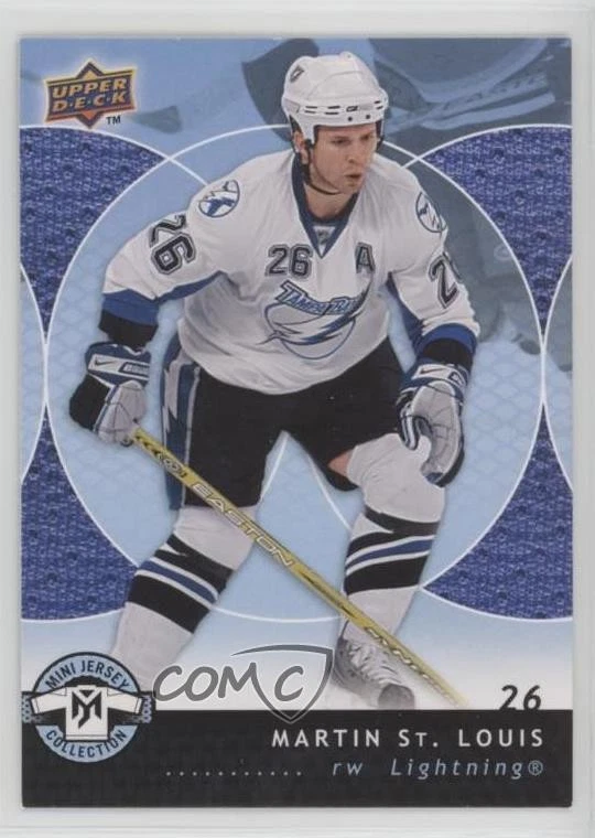 2007-08 Upper Deck Mini Jersey Collection Martin St Louis #89 HOF - Image 1 of 2