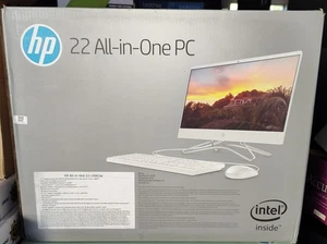 HP 22-C0063W All-in-one PC 22 Display 8th Gen Intel - NEW & FREE SHIP - Picture 1 of 2