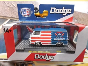 M2 MACHINES 1964 DODGE A100 PANEL VAN 4th Of July Walmart Exclusive 2025 🔥 🔥 - Picture 1 of 3