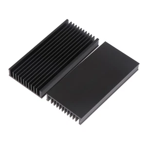 1Pc Aluminum Heatsink Cooler 50*100*12.7mm LED IC Fan Power Amplifier Radiator - Photo 1/7