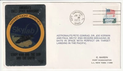 Skylab Cover - Splashdown of Fist Team - 1973 Cape Canaveral - Image 1 of 2