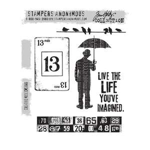 Tim Holtz Stamps ~ CREATIVE MUSE ~ CMS046 ~ Stampers Anonymous - Picture 1 of 1
