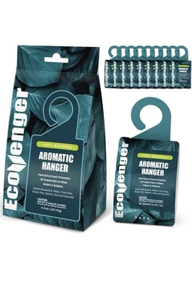 EcoVenger Percha de Aroma Control de Plagas Paquete de 10 Natural Menta/Cedro/Hierba de Limón  Foto 1 de 4