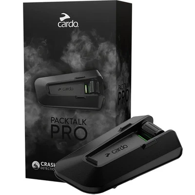 Cardo Packtalk Pro Mesh Motorcycle Motorbike Helmet Intercom System - Single - Image 1 of 4