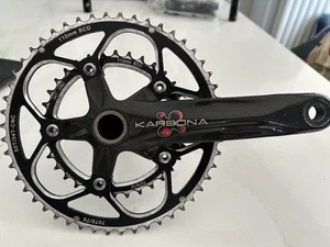 Juego de bielas de carbono Karbona 172,5 mm 50-34 Campagnolo Shimano - Imagen 1 de 3