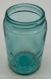 Vintage aqua pint BALL MASON dropped "a" logo canning jar - Bild 1 von 10