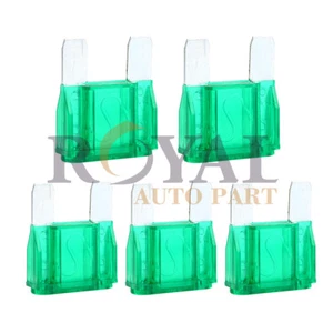 5 Pack of 30 Amp 30A Large Blade Style Audio Maxi Fuse for Car Truck 12v - Picture 1 of 3
