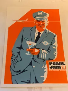 Pearl Jam Poster Original Raleigh NC 2003 Ames Bros RARE - 16" X 23.125" MINT - Picture 1 of 1