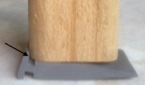 50x RUTSCHFESTE TISCHWAAGE KEILSCHEIBE FÜR WACKELTISCHE | TISCHKEILE UND UNTERLEGSCHEIBEN - Bild 1 von 2