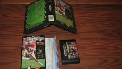 Sports Talk Football Sega Genesis with case and manual - Image 1 of 3