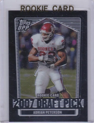 ADRIAN PETERSON ROOKIE CARD 2007 Topps DPP Washington REDSKINS NFL Football RC - Image 1 of 2