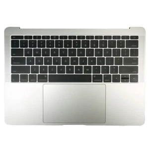 Macbook Pro A1708 201617 Palmrest Keyboard Top Case with Touchpad/Battery Silver - Picture 1 of 3