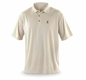 Browning Performance Short-sleeved Polo, WHITE, LARGE