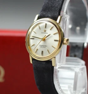 [Exc+5 / Box] Vintage Omega De Ville Seamaster Manual Winding Silver Dial Women - Picture 1 of 11