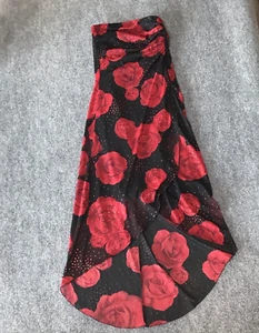 Vintage Byer Too Dress 90s Y2K Floral Maxi Sheer Glam Goth Fairy Grunge USA Rose - Picture 1 of 11