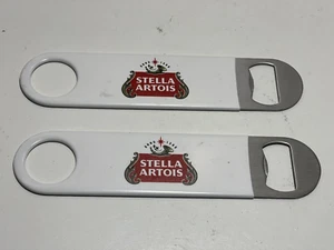 STELLA ARTOIS BIRRA Coppia Apribottiglie Promozionali Barware - Foto 1 di 3