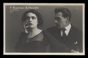 cartolina d'epoca FRANCESCA BERTINI AMLETO NOVELLI cinema muto - Imagen 1 de 1