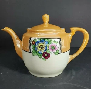 Vintage Noritake Morimura Teekanne Glanzgeschirr handbemalt Blumen Japan Fine China - Bild 1 von 12