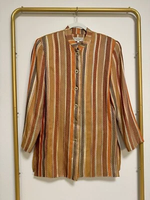 Paul Stuart Vintage Multicolor Striped Long Blazer Men’s Sz S - Image 1 of 4