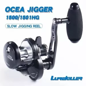 1pc Lurekiller Ocea Jigging Reel 1500HG/1501HG Slow Jigging Reel Drag Ocean Reel - Picture 1 of 6