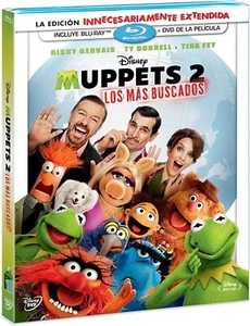Muppets 2 Los Más Buscados Película Blu-Ray & DVD - Imagen 1 de 2