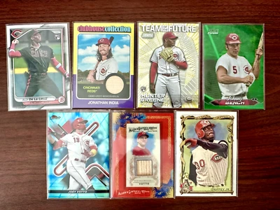 Assorted Cincinnati Reds Lot - Inserts, Refractors, Relic, RCs  Elly/Votto/Bench - Image 1 of 2