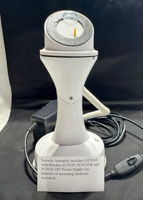 InVue Security Assembly EC9101/EC9129/EC9120/EC9156 w/ Mounting Bracket - White - Image 1 of 2