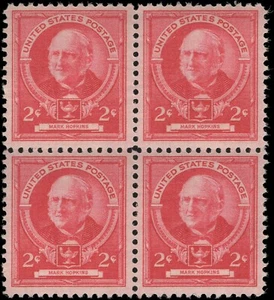 Scott # 865 - John G. Whittier - Block Of 4 - MNH - 1940 - Picture 1 of 1