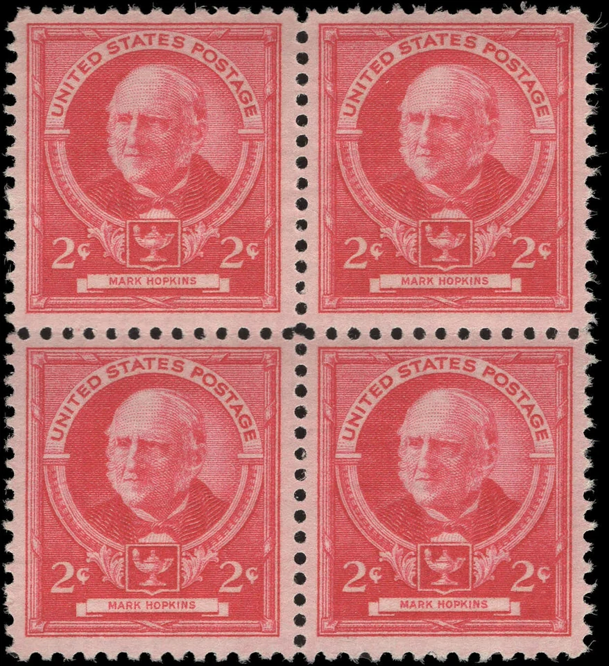 Scott # 865 - John G. Whittier - Block Of 4 - MNH - 1940 - Image 1 of 1
