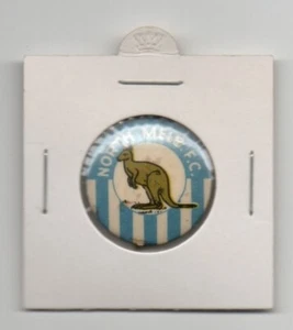 1950 Argus Football Club Badge - NORTH MELBOURNE - Picture 1 of 2
