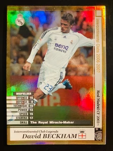 2006-07 Panini SEGA WCCF Club Legends David Beckham Real Madrid refractor card - Picture 1 of 1